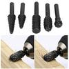 5PCS Wood Carving File Set Specialized Woodworking Contoured Rotary Relief Grinding Heads Rotary File Tools Wood Carving Files