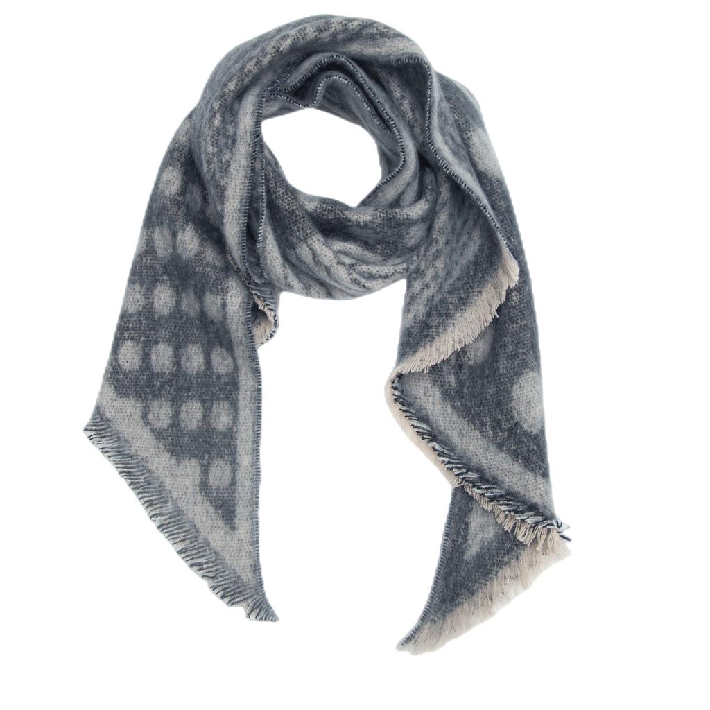 Autumn Winter Warm Shawl Women's Thick Polka Dot Scarf