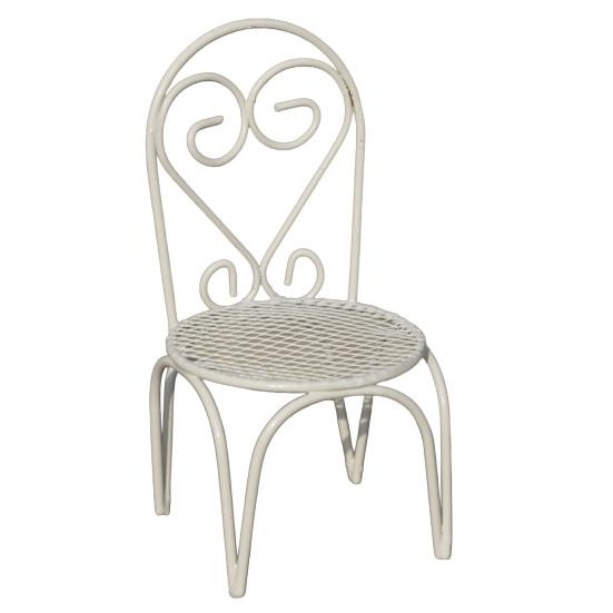 Yousheng Dollhouse Miniature Bistro Table/Chairs/Beach Umbrella Accessories, Metal 1:12 Scale Miniatures, Outdoor Coffee/Tea Furniture, Fairy Garden
