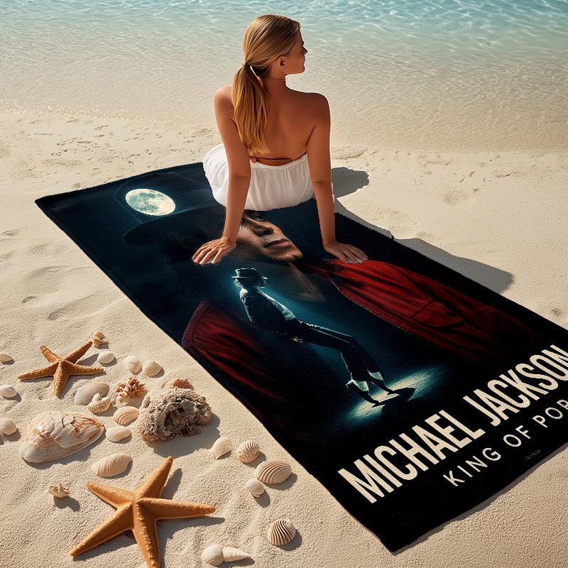 Pop Stylish Digital Printing Beach Towel Quickdrying Absorbent Blanket For Beach Pool Gym Travel