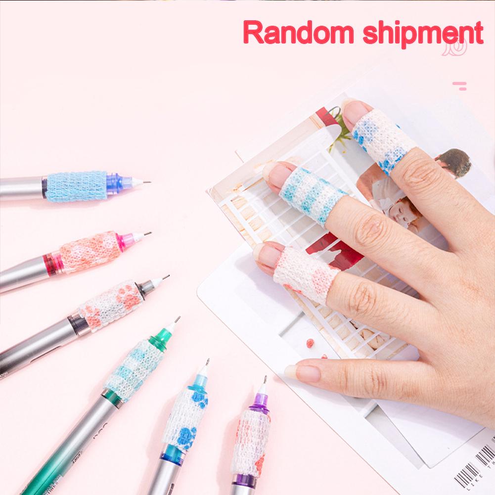 Random 12PCS Self Adhesive Bandages Cohesive Breathable Bandages Sports Tape Wrist Ankle First Aid Elastic Athletic Tape Bandage