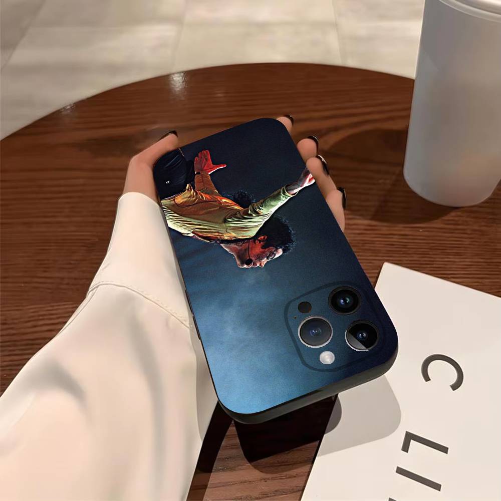 M-Michael J-Jackson Phone Case for iPhone 17,16,15,14,13,12,11,Pro,X,Xs,Max,Plus Shockproof Cover