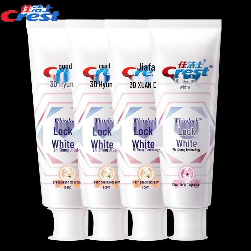 Crest Lock White Premium Whitening Toothpaste Multi-Flavor Pack
