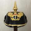 Γερμανικό Πρωσικό Κράνος Pickelhaube, Αυτοκρατορικό Κράνος με Αιχμή Φορέσιμο για Ενήλικες LARP, Cosplay Αναπαράσταση Πανοπλία