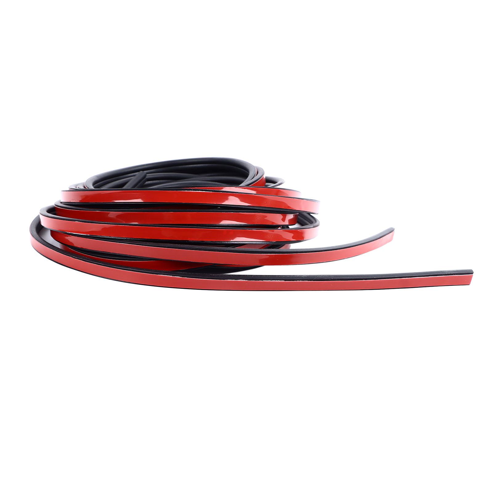 

10 м Автомобильная уплотнительная лента Гибкая резиновая B-образная Звукоизоляционная Термостойкая Погодная для кузова автомобиля