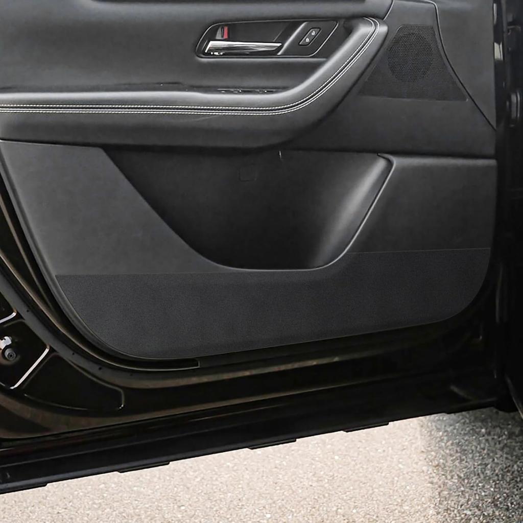 KUNGKIC for Mazda 2023 2024 2025 CX90 CX70 Car Door Anti Kick Pad Protective Stickers Interior Decals Accessories Self-Adhesive Side Edge Protection