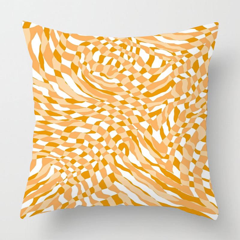 Scandinavian Abstract Style Pillow Cover 18X18/20X20 Inches - Geometric Print Cushion Cover Home Decor Gift Pillow Cover