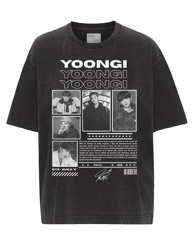 

YOONGI BTS Футболка Жіноча Чоловіча Подарунки для Фанатів Бавовняна Оверсайз Y2k З Коротшим Рукавом Корейська Kpop Вуличний Стиль Harajuku Жіночий Одяг XXXL