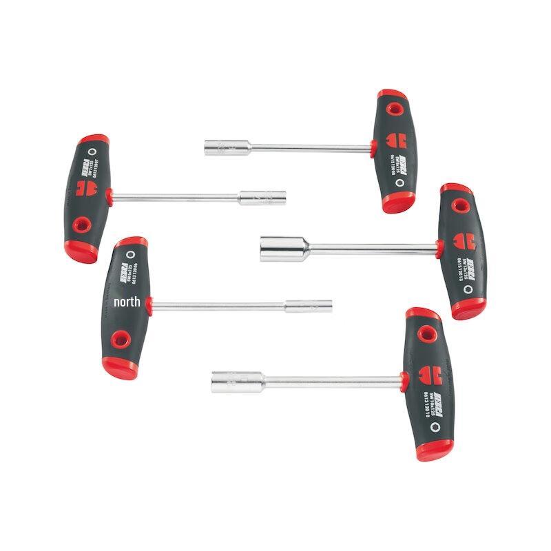 WURTH T-Handle Socket Wrench Set 5-piece set