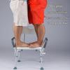 Lightweight Anti-Slip Bath Chair for Elderly - Shower and Bathing Aid Stool