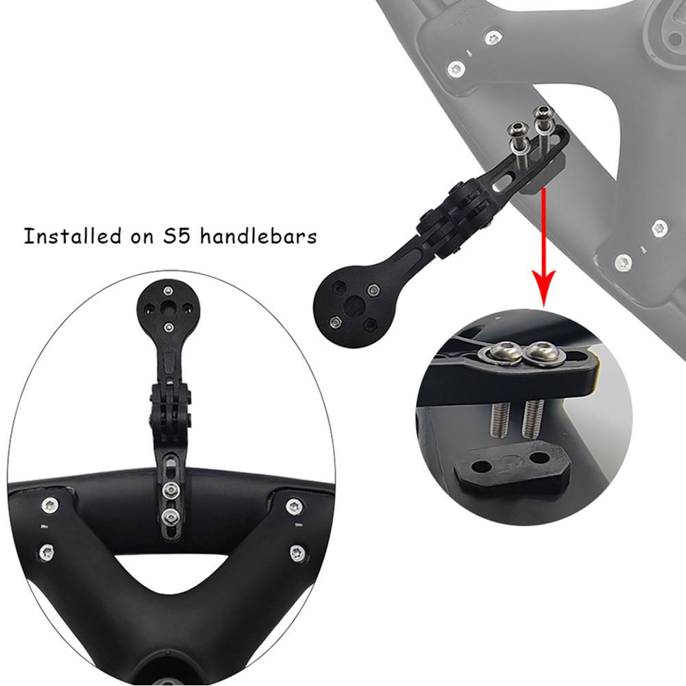 Speedometer Light Stand Mount Universal Computer Holder Rack Centered Installation for Garmin Bryton Cateye S5 Bike Handlebar