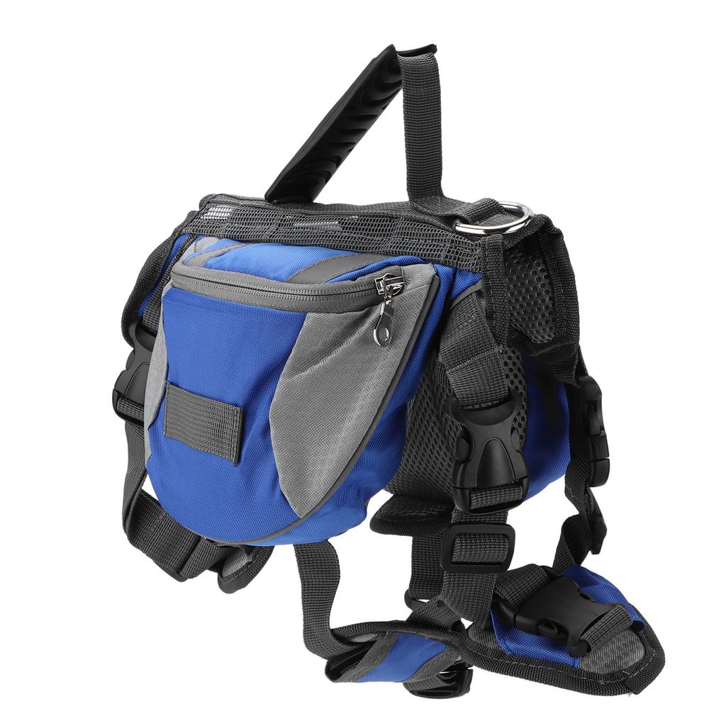 Hound Dog Saddlebags Camping Hiking Reflective Strip Backpack Saddle Bag for Small Medium Large