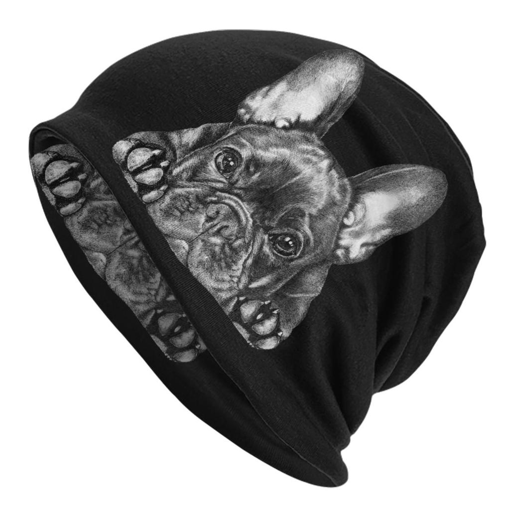 Custom Peeking Dog Jack Russell Terrier Bonnet Hats Street Knit Hat For Women Unisex Autumn Winter Pet Animal Skullies Beanies Caps