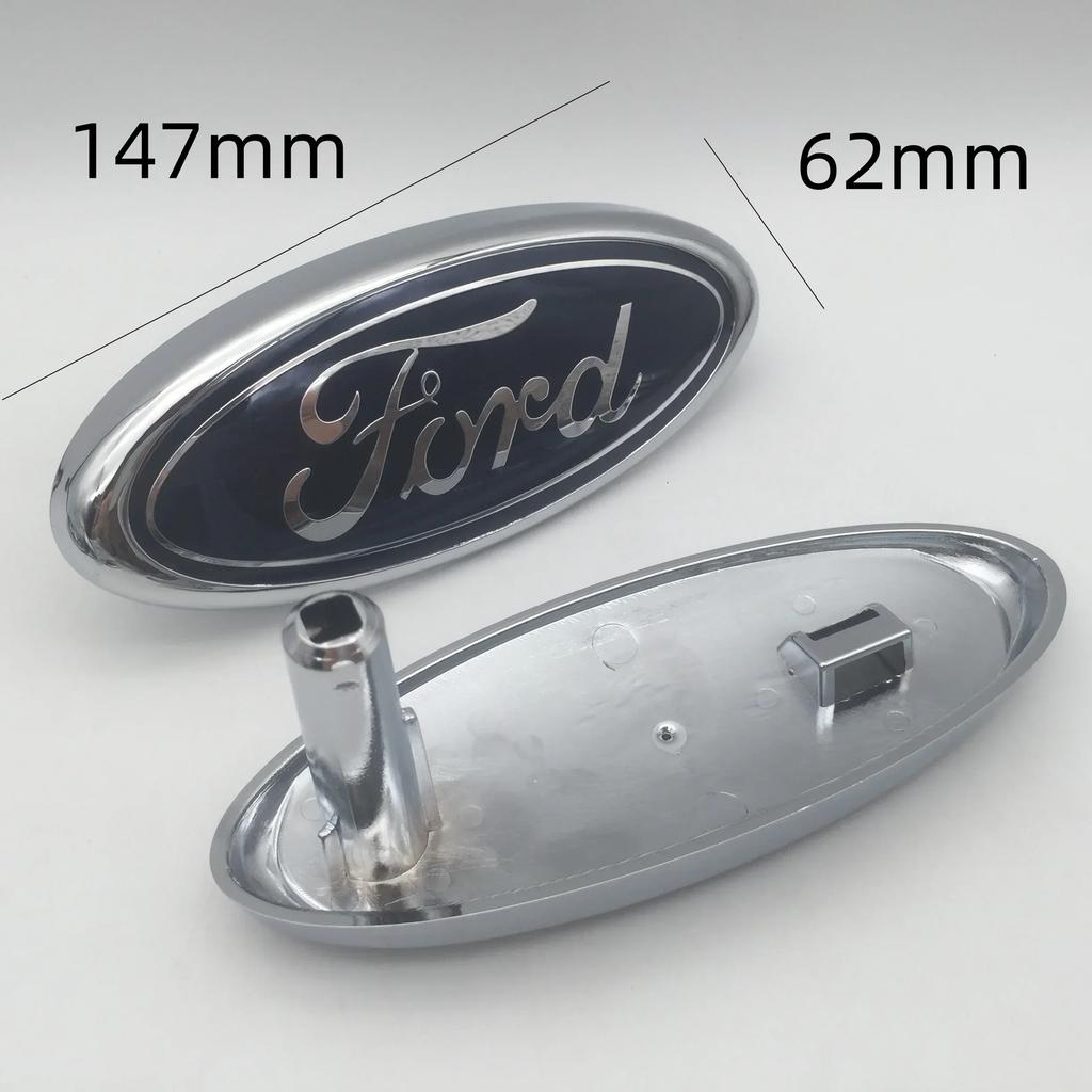 Nová 2026 Samolepka na auto Ford 2025 Horká 1ks 3D modrá pro ford Přední kapota motoru zadní nárazník kufru volant auta