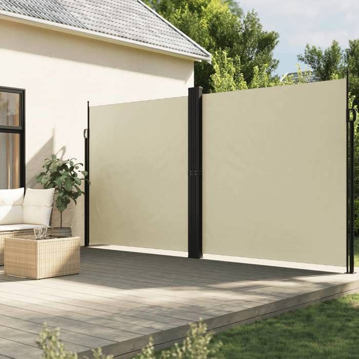 VidaXL Auvent Latéral Rétractable, Brise-vue de Jardin, Écran de Protection, Écran de Balcon Terrasse Arrière-cour 4004670