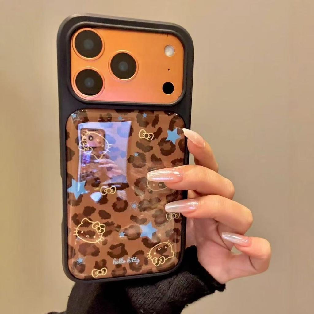 Leopard Print Star Cat Is Suitable for Apple 17promax Mobile Phone Case iPhone16 Women's 1514131211pro.