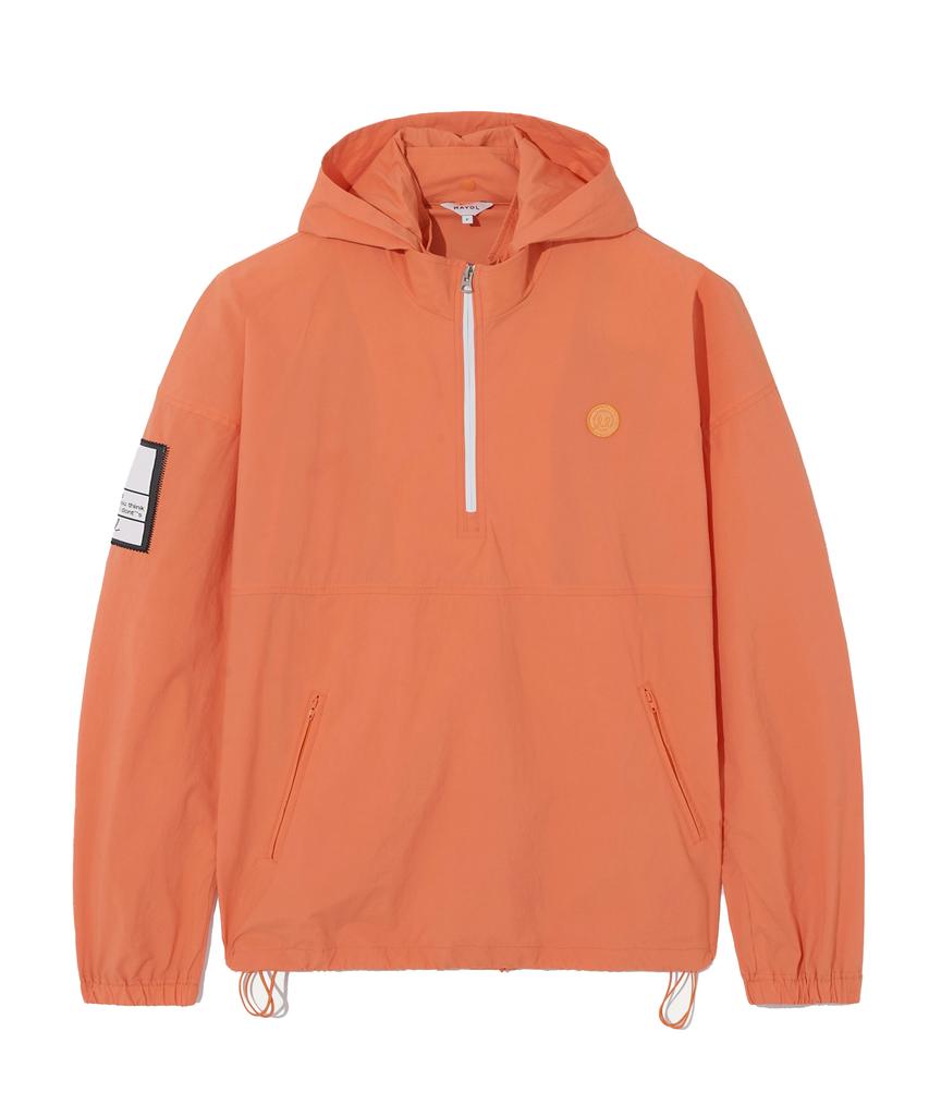 Mayol Detachable Hooded Anorak Jumper_Orange