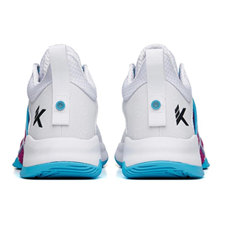 New Anta Mountain 1 Breathable Low Top Performance Basketball Shoes Men's White Blue Purple 112221623S-2