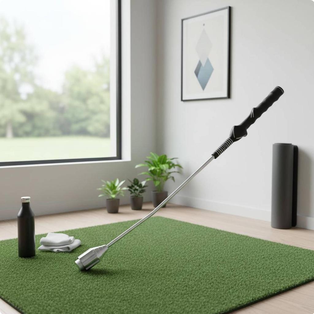 Adjustable Weight Weighted Golf Swing Coach Training Stick Practice