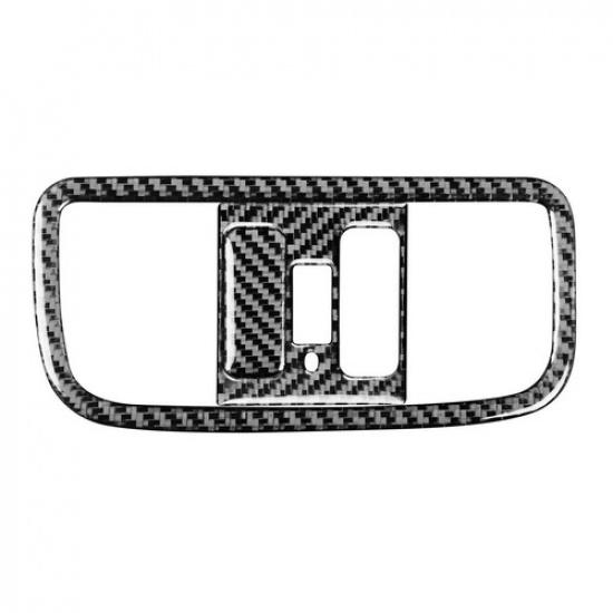 Fit For Honda Civic 2006-2011 Carbon Fiber Reading Lamp Panel Cover Trim Black