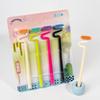 4Pcs/Pack New S-Shaped Vertical Toothbrush Interdental Brush For Adults Medium Hard Bristle Oral Gum Cleaning Tooth Brush