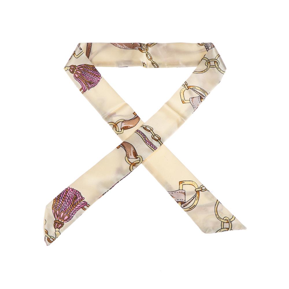 Fashion Wrist/Waistband Hairband Small Silk Scarf Handbag Handle Ribbon Decor Ribbon Scarf Neck Scarf