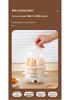 Compact Automatic Egg Boiler & Steamer with Anti-Dry Protection - Perfect for Home Breakfasts