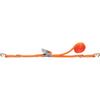 TRUSCO Belt 25mm 200kg Capacity GV25-200 Tensioner, J-Hook Type, Orange, Width,