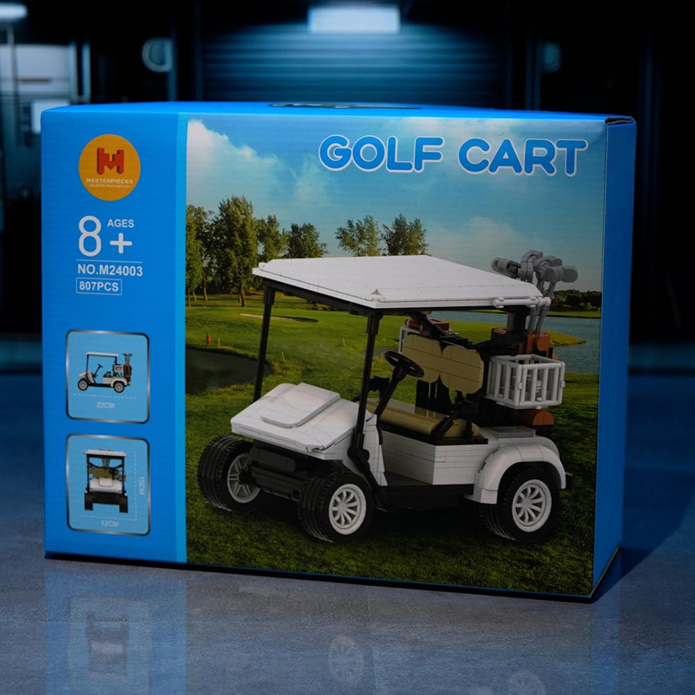 New Building Blocks Toy 807 Pieces Simulation Golf Cart Building Block Model Children's Puzzle Building Block Toy