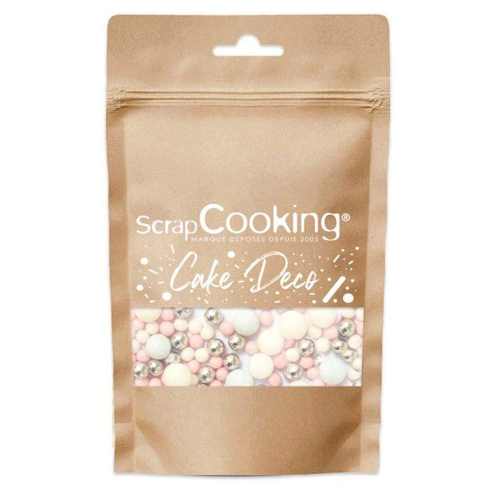 Décors sucrés boules pastel 70 g