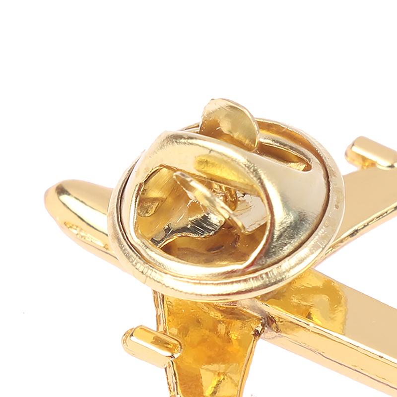 Metal Airplane Brooch Diy  Pin Alloy Badge Vintage Pin Buckle Badge Buckle Jewelry Accessories