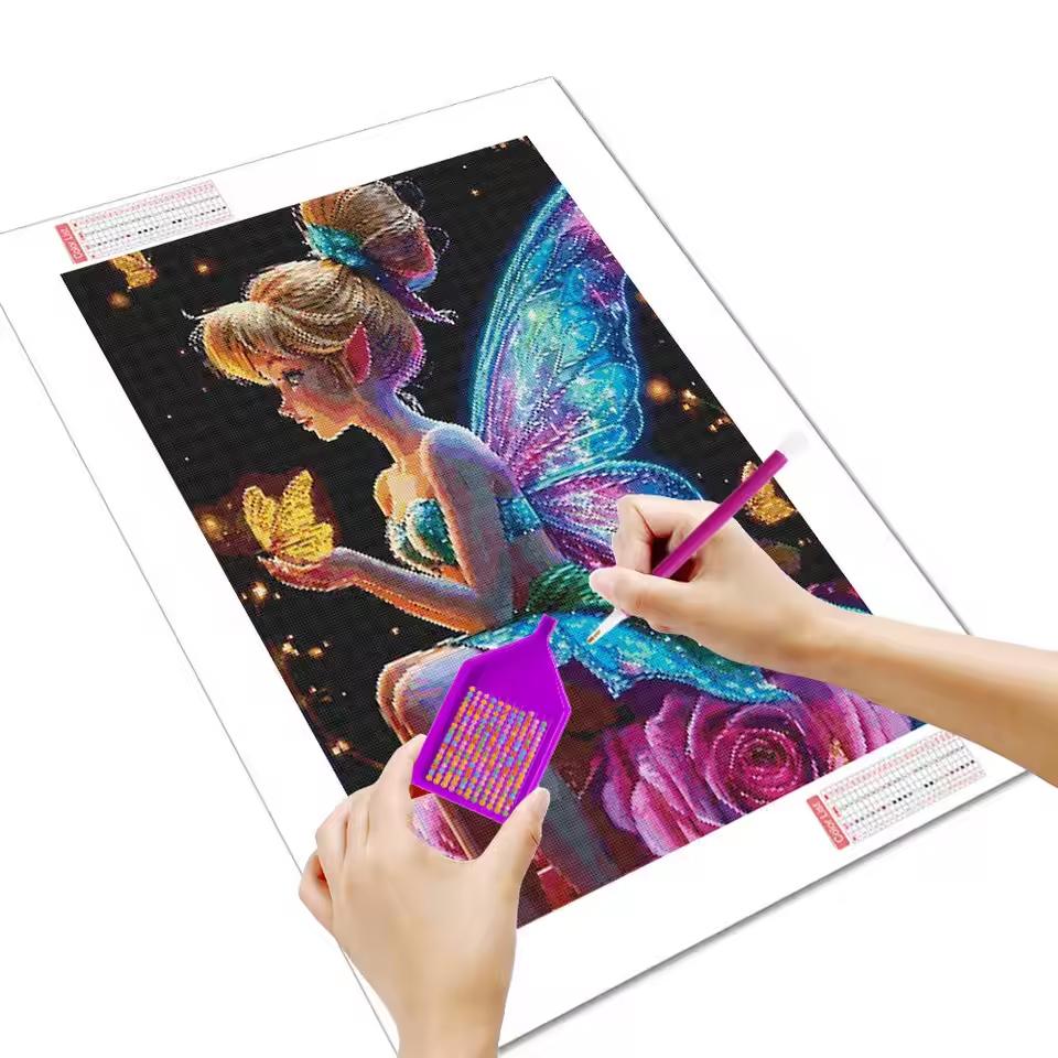 Malowanie po numerach diamentami 5D Disney Pełne haftowanie diamentami Kreskówki DIY Obrazy z cyrkoniami Zestawy do haftu krzyżykowego Rękodzieło Wystrój domu