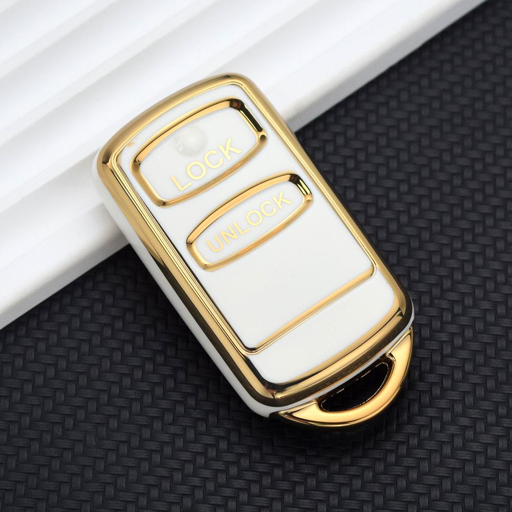 Husă pentru chei de mașină din TPU cu 2 și 3 butoane pentru protecția pentru telecomandă Mitsubishi 2001-2006 MONTERO SPORT