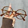 Round Frame Glasses Fashionable Fashion Glasses Anti-Blue Light Glasses Lightweight For Daily Wear Women Gaming