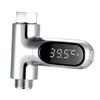 Duschthermometer Duschthermometer Rd Badezimmerthermometer, Wassertemperaturthermometer 5~85 360° drehbares LED-Display für Baby-Duschthermometer