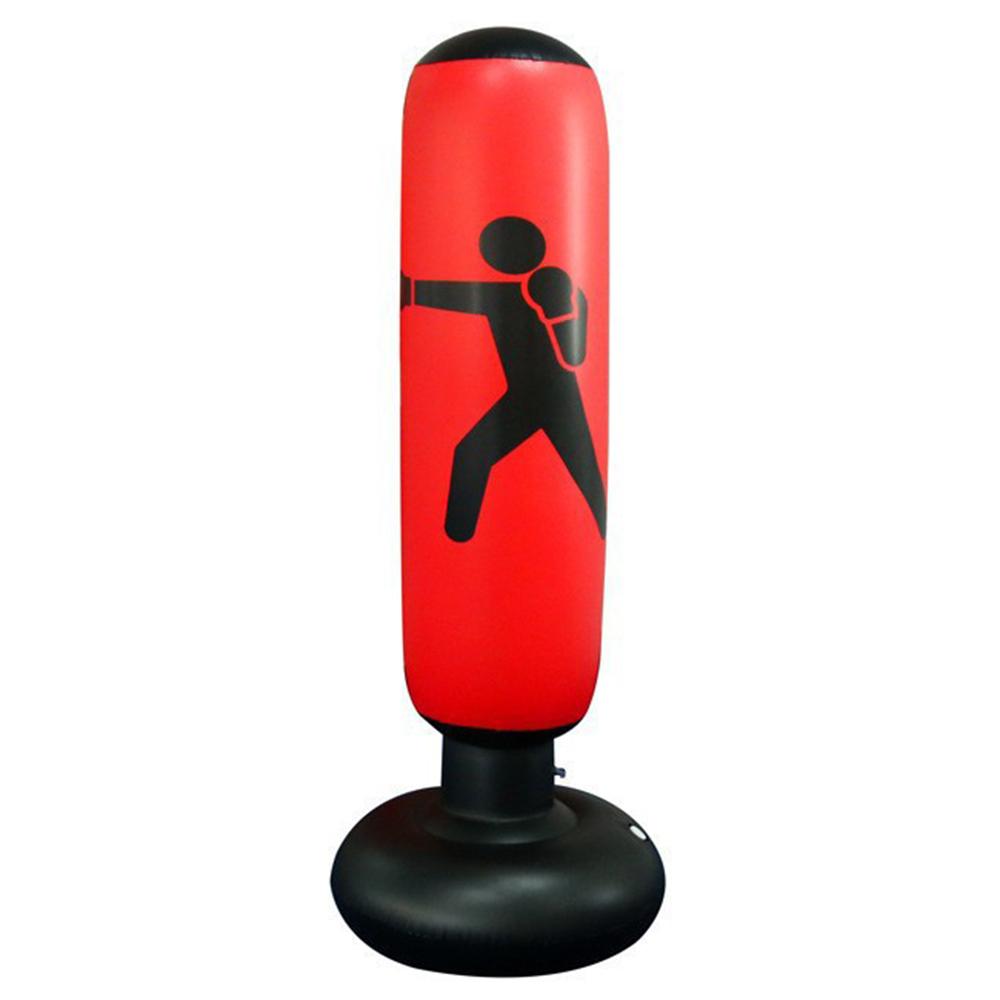 

JY-0166 160cm Freestanding Boxing Column Inflatable Punching Bag for Adults Children Fitness Training Red