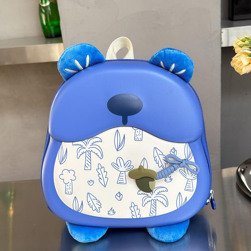 Cartoon Backpack Bear Kidss Hard Shell Schoolbag Fashionable Backpack Versatile