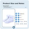 NOLANSEND Rain Shoe Covers with Thickened Soles, Portable, Wear-Resistant, Transparent Flat-Bottom White, Suitable for Size 43-44
