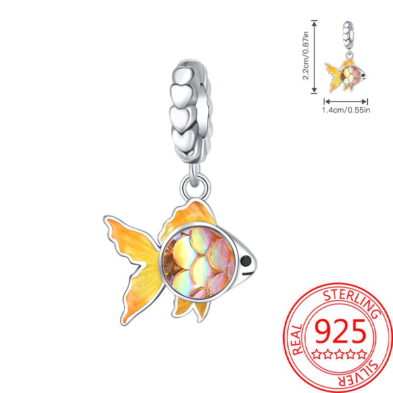 Summer Copper Sea World Kingdom Charm Pendant Beads Fit Charms Original Bracelet For Women Jewelry Making