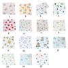 Cotton Baby Burp Cloth Soft and Breathable Newborns Washcloth for Teething Time Gentle Skin Care 30x30cm
