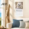Thick Paper Monthly Planner 2027 Maltese Wall Calendar, Cute Dog Photography Hanging Pet Jan.2027-Dec.2027 12 for Home Office Academic Organizer