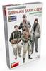 Miniart Scale German Tank Crew Set Kharkov Plastic Model Kit MA35354 1/35 (4 Figures), 1943,