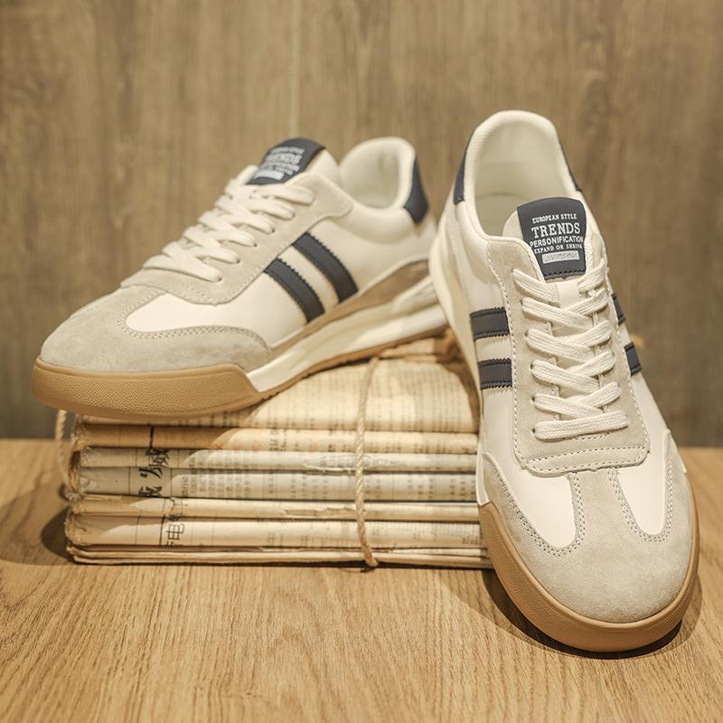 Fashion Leisure Walk Casual Leather Shoes Mens Walking Shoes New Arrival Breathable Tenis Masculino Lightweight Outdoor Casual Sneakers