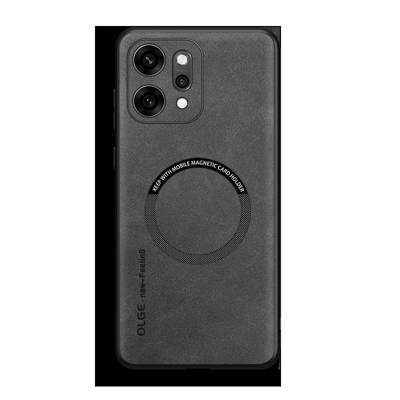 OPPO Reno14Pro Sheepskin Magnetic Case with Charging Ring