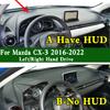 For Mazda CX-3 DK GS GT 2016- Dashmat Dashboard Cover Trument Panel Sunscreen Protective Pad Dash Mat Anti-Dirt Ornaments