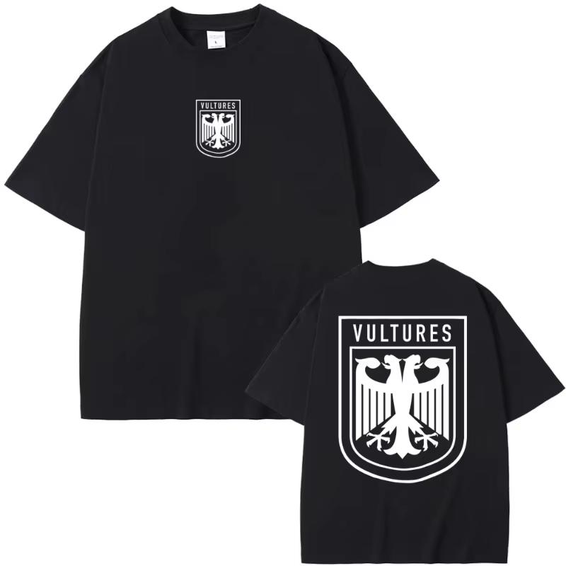 Rapper Kanye West Vultures New Music Album Graphic T Shirts Unisex Unisex Hip Hop Fashion Casual Tee Unisex Fashion Streetwear Top