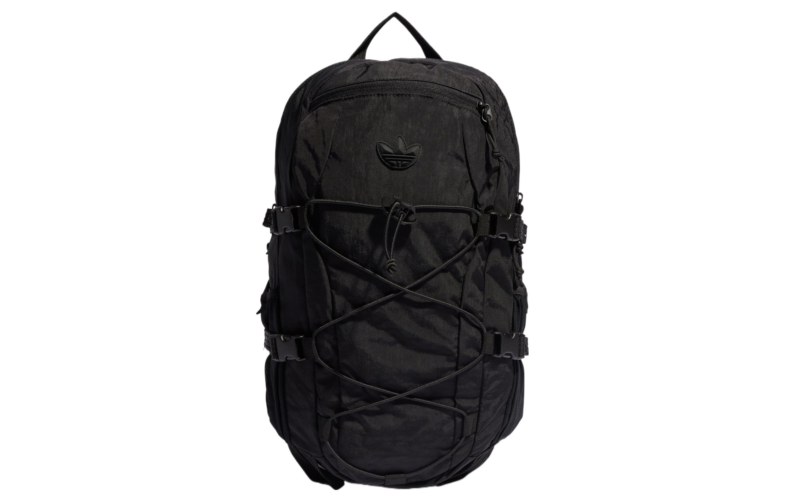 Adidas Originals Trefoil Athleisure Recycled Polyamide Backpack Regular Unisex Black II3333