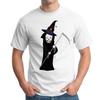 Retro Clown Graphic Male T-shirts Harajuku Tees Man Hip Hop T-shirt Halloween Black Streetwear