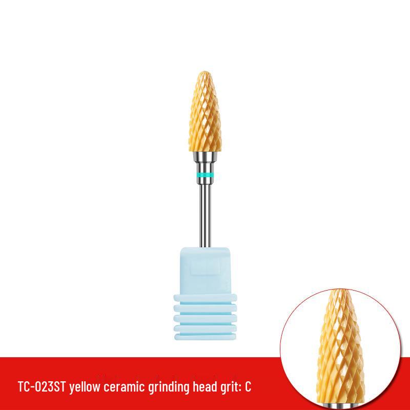 Single Bullet-Shaped Ceramic Nail Grinding Head 2.35