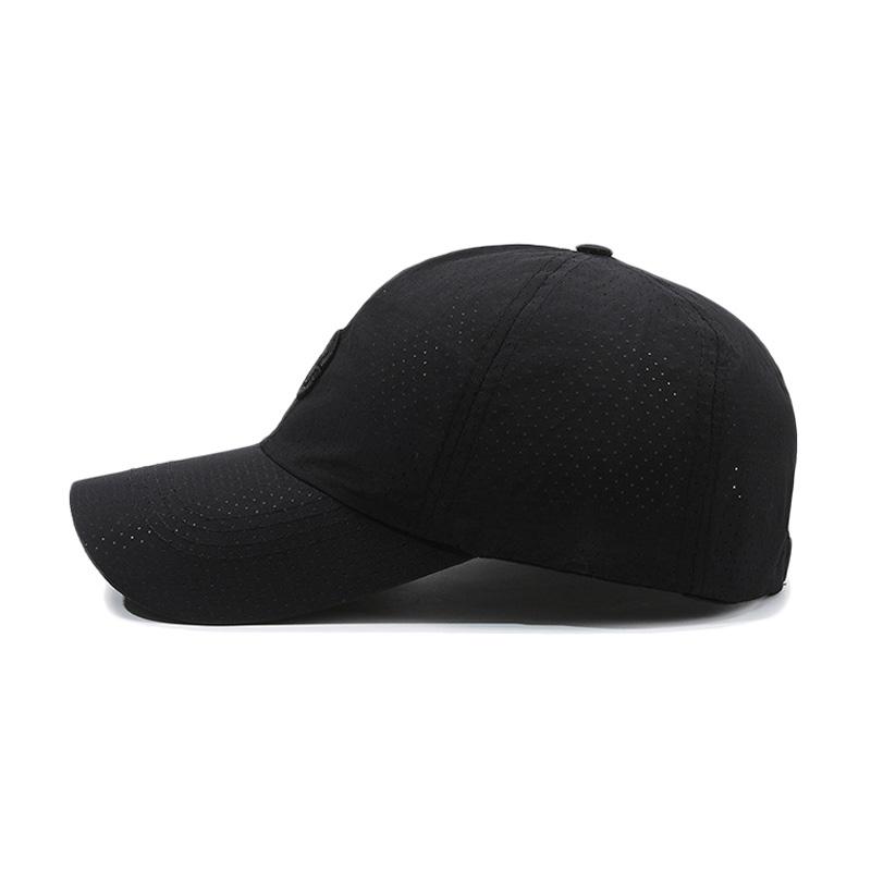 Summer Thin Embroidered Letter Hat Women's Quick-Drying Outdoor Sunscreen Hat Men's Breathable Sunshade Lightweight Cap